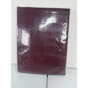 The Company Store-Company Cotton- Percale Bed Sheet Set - Merlot, Twin BRAND NEW